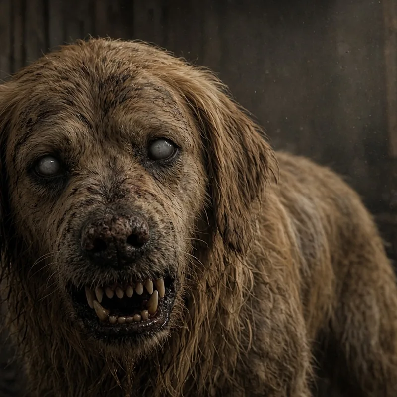 After: zombie version of the golden retriever